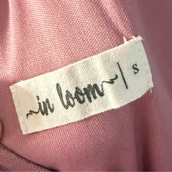 In Loom Boho Ballerina Tiered Tulle Dress, Mauve, Size Small - Picture 5 of 5